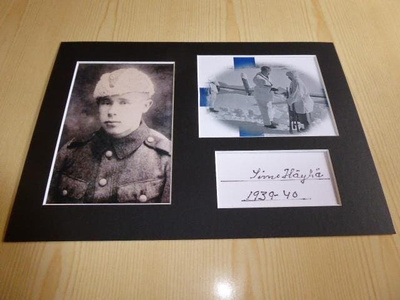 Simo Häyhä valokuvat A4 paspis