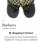 Burberry aidot kesäkengät - pikkukuva 4