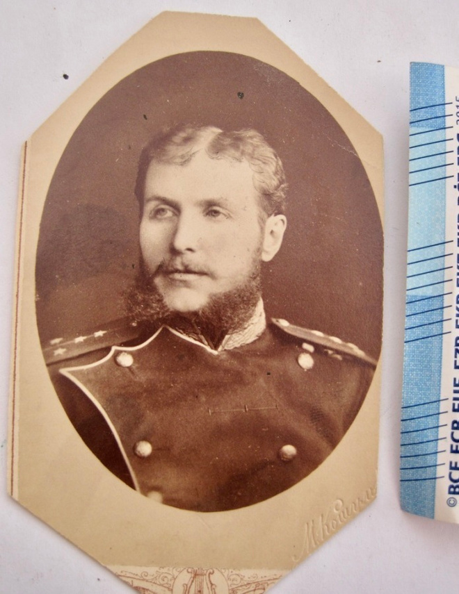 CDV Valokuva Venäjän Suomalainen Kenraali Rehbinder 1870-l