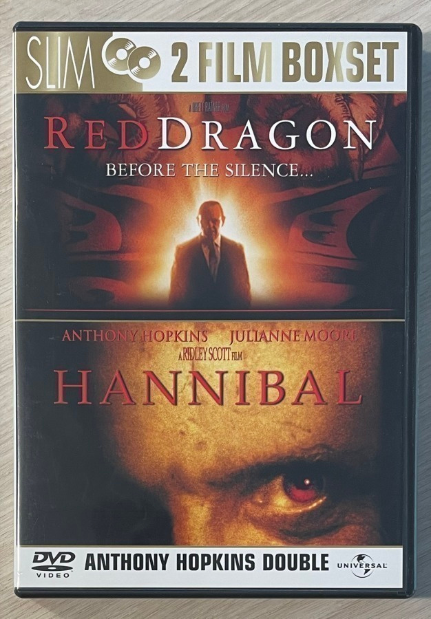 Hannibal (2001) & Punainen lohikäärme (2002) 2DVD (UUSI)