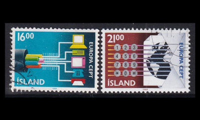 Islanti 682-3 o Europa viestintä ja liikenne (1988)