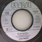 LOU REED :: NO MONEY DOWN/DON'T HURT A WOMAN:VINYYLI 7"1986 - pikkukuva 3