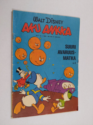 Walt Disney : Aku Ankka 1/1969