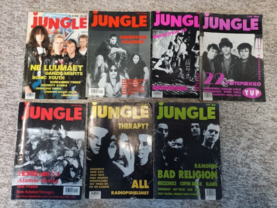 Jungle lehtiä, 7 kpl