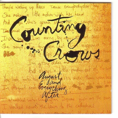 cd, Counting Crows - August and Everything After [folk rock]