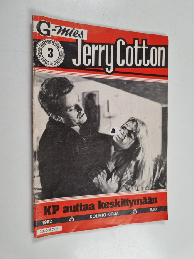 Jerry Cotton 3/1982 : KP auttaa keskittymään