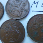 Raha Kolikko Suomi 10 Penniä 1938,-39 ja -40 18kpl - pikkukuva 4