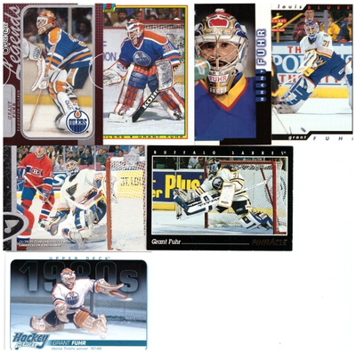 7 x Mv Legenda GRANT FUHR Oilers, St. Louis Blues, Sabres