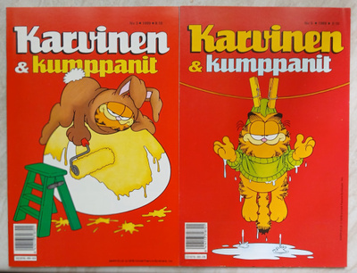 2 x Karvinen , lukemattomia