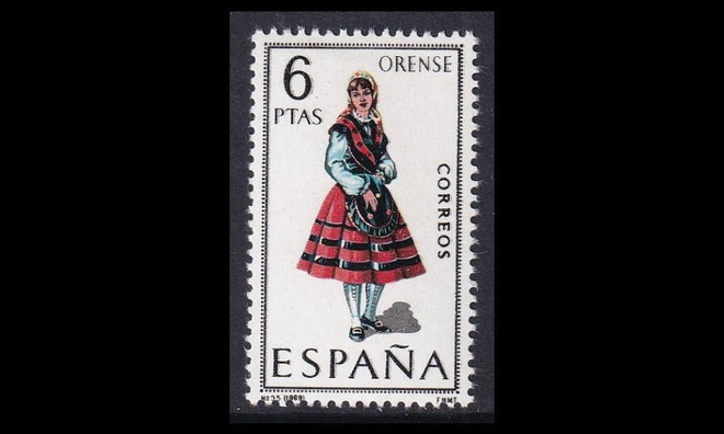Espanja 1839 ** Kansanpukuja Orense (1969)