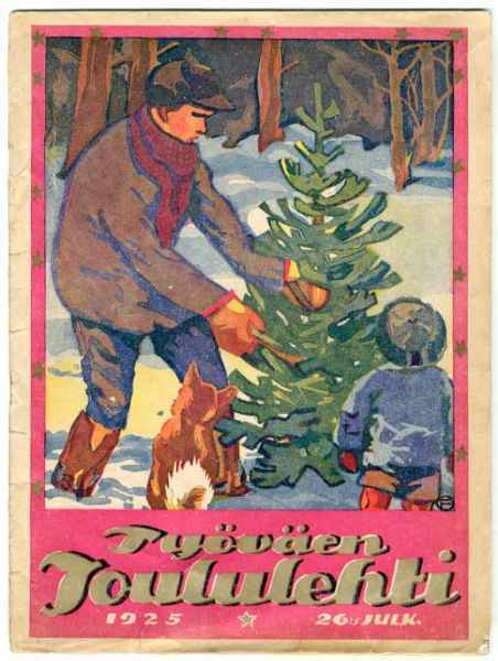 Työväen joululehti 1925 (korkeus 36 cm)