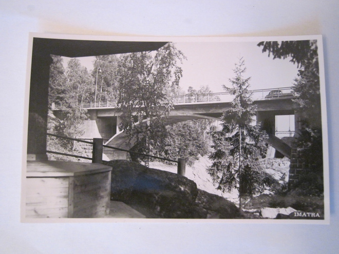 VANHA Postikortti Imatra 1950-l Alkup.Mallikappale