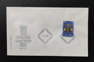 1975 FDC Suomen yleinen revisioni-oikeus