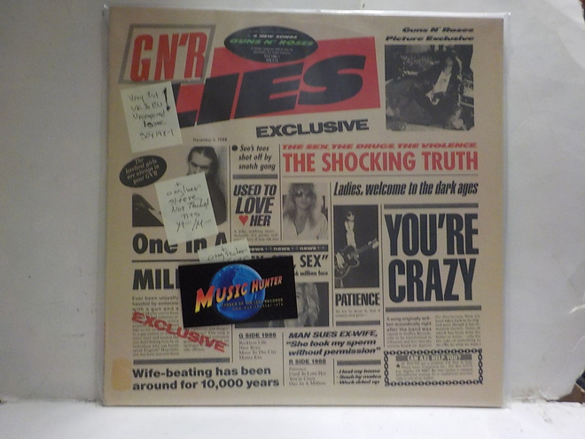 GUNS N' ROSES - GN'R LIES M-/M- LP