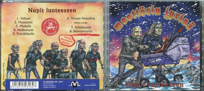 MOOTTÖRIN JYRINÄ . CD-LEVY . NUPIT LUOTEESEEN