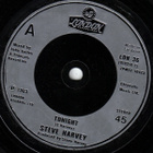 STEVE HARVEY :: TONIGHT :: VINYYLI 7" 1983 - pikkukuva 3