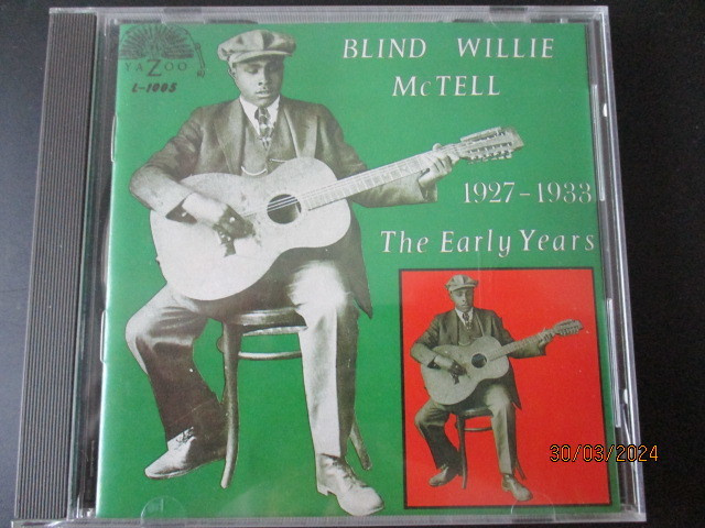 Blind Willie MacTell THE EARLY YEARS 1927 - 1933 (CD)