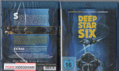 deep star six (4 302) UUSI -DE- BLU-RAY 1989 audio/sub.gb