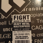 Fight - War of Words 2022 reissue LP. Tehdasmuoveissa - pikkukuva 2