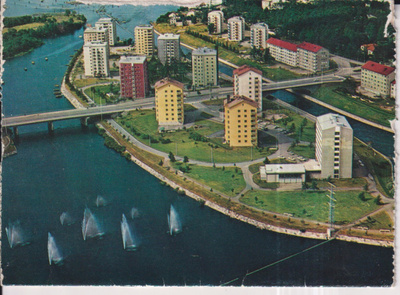 Oulu, Koskikeskus, kirjekortti e19