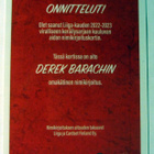 DEREK BARACH /100 tehty Signature Cardset 2022-23 - pikkukuva 2