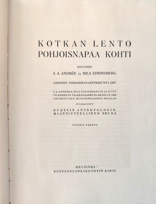 Kotkan lento pohjoisnapaa kohti