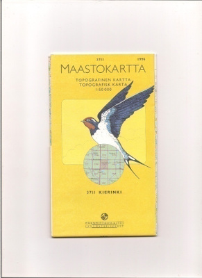 Maastokartta 1:50 000 Kierinki