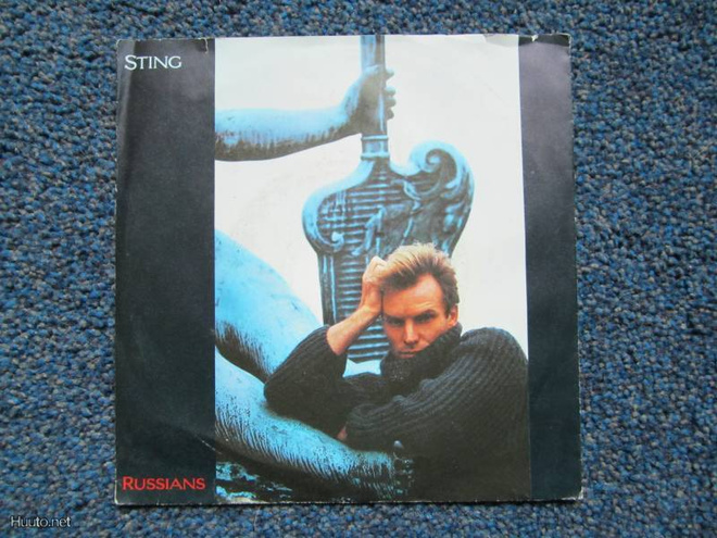 VINYYLISINGLE STING RUSSIANS / GABRIELS MESSAGE 1985