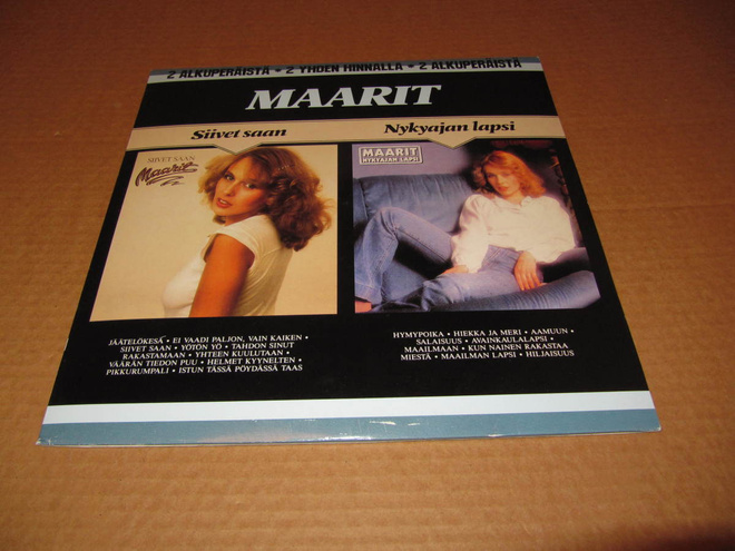 Maarit 2-LP Siivet Saan / Nykyajan Lapsi v.1990 EX/EX !