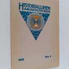 Historiallinen aikakauskirja 4/1928 - pikkukuva 1