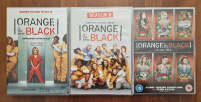 ORANGE is the new BLACK Kaudet 1, 2 ja 3 - DVD Boxit