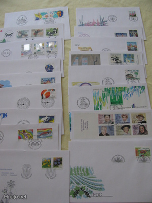 Vuoden 1992 FDC kuoret