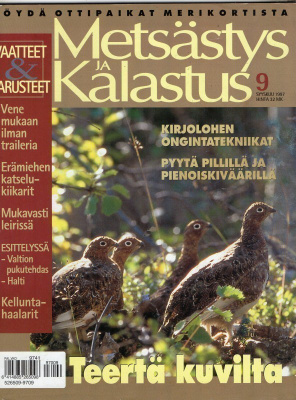 Metsästys ja Kalastus n:o 9 1997 Kirjolohen onginta. Pyytä