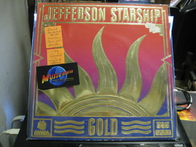 JEFFERSON STARSHIP - GOLD EX+/EX- LP+