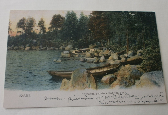 Kotka, Katriinan puisto, rantanäkymä, väripk, k. k-k