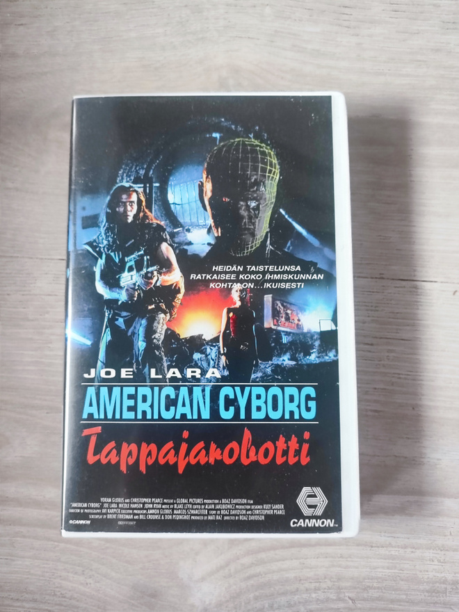 American Cyborg Tappajarobotti VHS Joe Lara