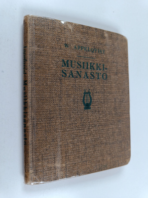 Walter Appelqvist : Musiikkisanasto