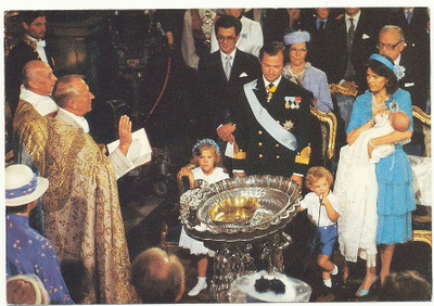 Ruotsin prinsessa Madeleinen kastetilaisuus