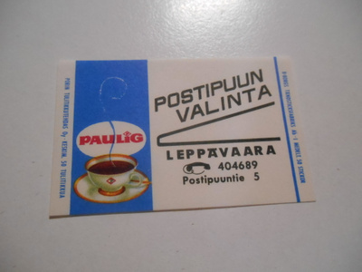 TT Etiketti Paulig Postipuun Valinta Leppävaara