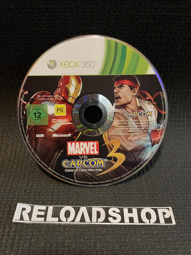 Marvel vs Capcom 3 - Fate of Two Worlds - DISC XBOX 360