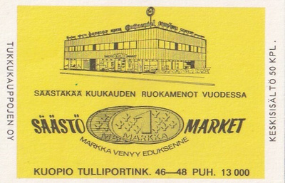 Kuopio . Säästö Market s54