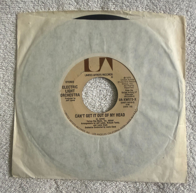 ELECTRIC LIGHT ORCHESTRA - CAN'T GET IT OUT OF MY HEAD 7" SI