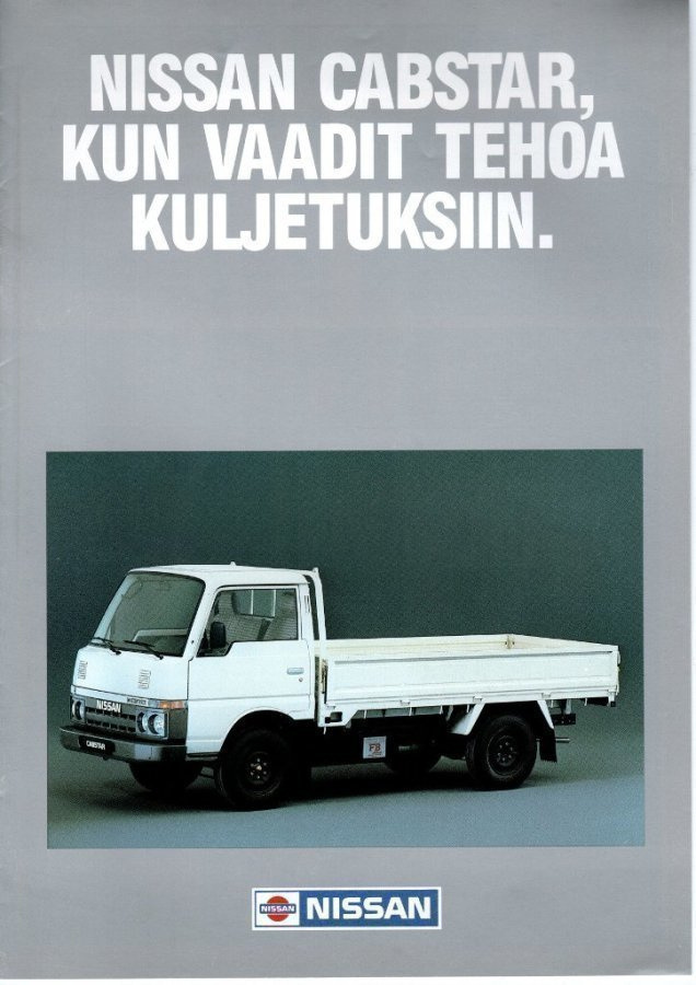 Nissan Cabstar -esite, 1988