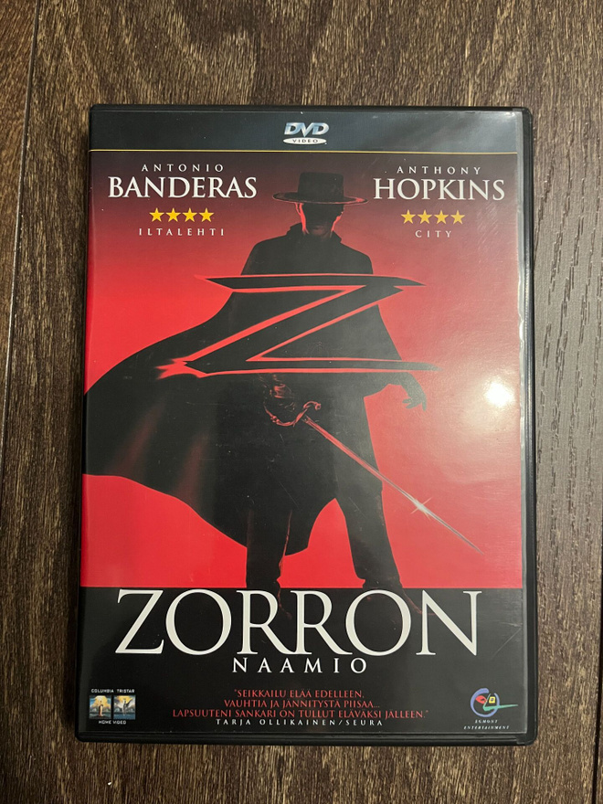 Zorron naamio (1998) - DVD