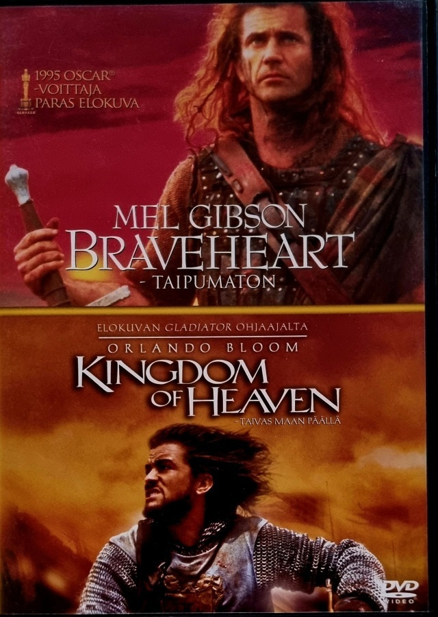 BRAVEHEART & KINGDOM OF HEAVEN DVD (2 DISCS)