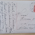 Lapsi tuo valtavasti kukkia ja lahjan onnitteluina p. 1926 - pikkukuva 2