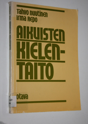 Tahvo Nuutinen : Aikuisten kielentaito