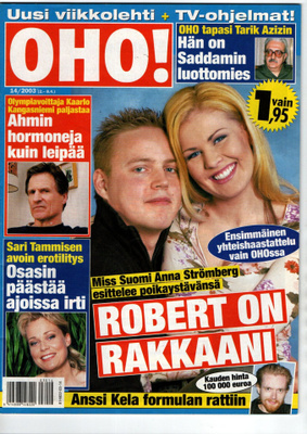 OHO n:o 14 2003 Miss Suomi. Sari Tamminen. Kaarlo Kangasniem