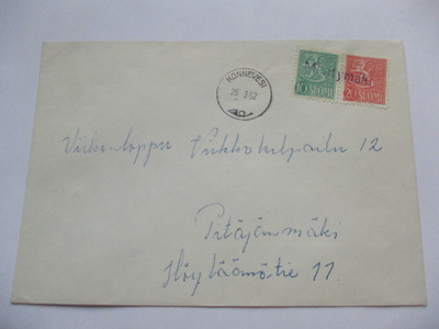 1962 Mäntymäki s rivil + Konnevesi