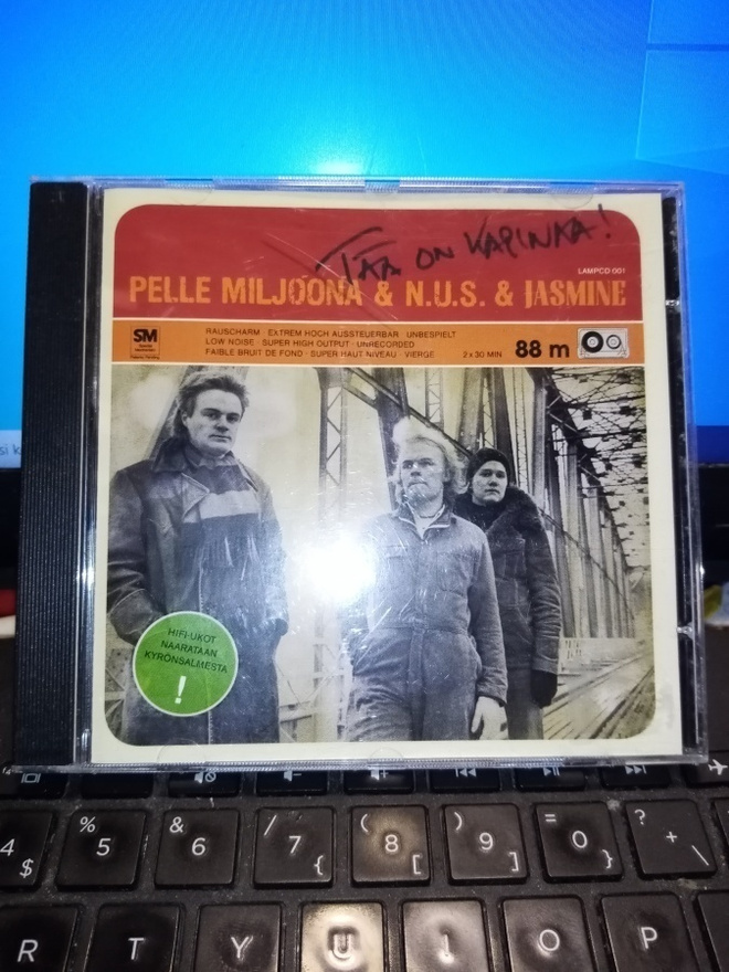 CD :  PELLE MILJOONA & N. U. S. &  JASMINE